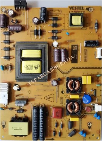 17IPS72, 23329222, 190216R3A, VESTEL 43UA8900, Power Board, Besleme, VES430QNEL-2D-001