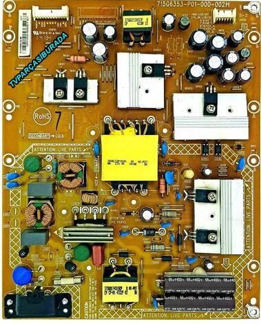 PLTVDP361XAW2 , 715G6353-P01-000-002H , PHILIPS 40PFK6409/12 , Pawer Board , TPT400LA-HF05