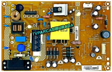 PLTVEL241XAQ2 , 715G6550-P03-000-002H , Philips 32PFK5300/12 , POWER BOARD , TPT315BS-EUJFF6