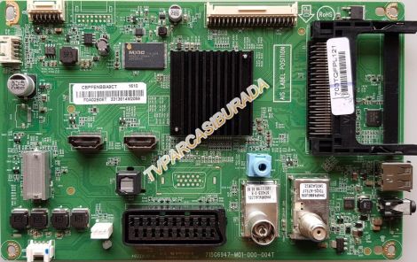 PHILIPS 40PHK4101/12 Main Board , 715G6947-M01-000-004T , CBPFENBBA9CT , 703TQFPL121 , TPT400LA-HN02.S