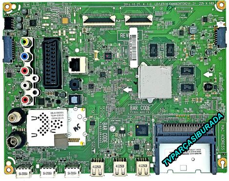 EAX66207202 (1.2), EAX66207202 (1.0), EBT63724603, EBR80067109, LG 50LF650V-ZB, LG 50LF650, Main Board, Ana Kart, LC500DUH-MGP1, LG Display