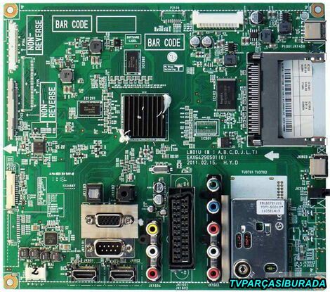 EBT61701214 , EAX64290501 (0) , LG 42LV3550-ZB , Main Board , T420HW08 V.1