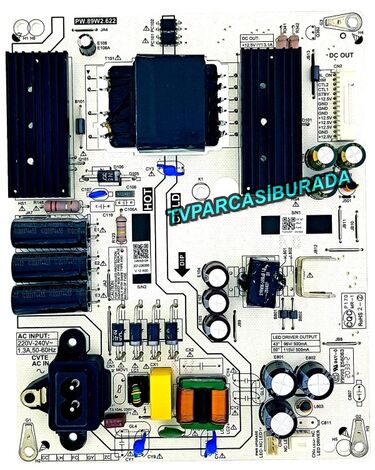 PW.89W2.622 , WMA910R , Beko B50 A 850B , Power Board , 057T50-A52 , CC500PV50-Ver05 