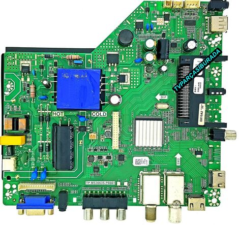 TP.MS3663S.PB801 , 2UDAZZ , Beko B32L 5845 4B , Main Board , Boe320WX1-H , HV320WHB-N55