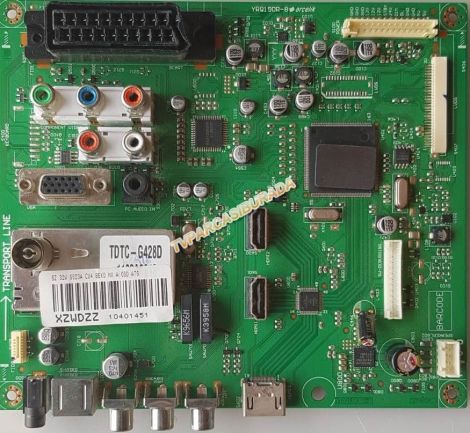 Arçelik F82-203 3HD Main Board , YRQ190R-8 , XZWDZZ , XZW DZZ , LTA320AP06